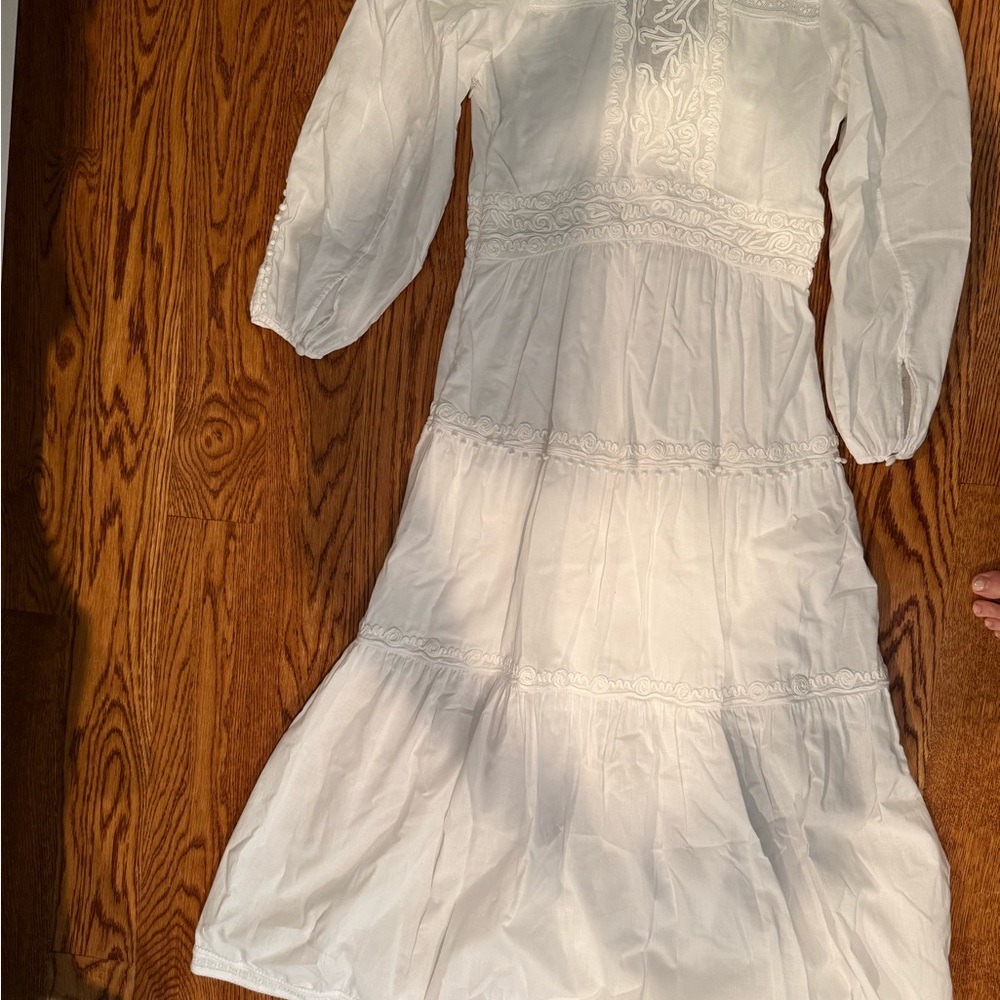 Sea New York Cotton White Dress - Picture 9 of 13